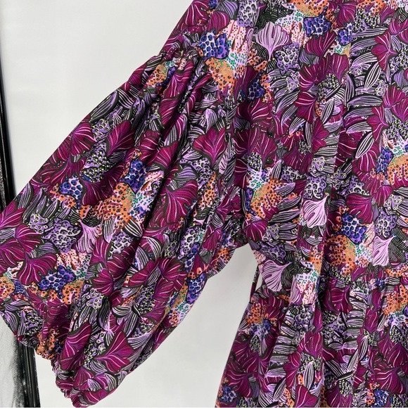 Kika Vargas x Target Coral Reef Scallop Edge Wrap Top Size 3X‎ New With Tags - Picture 14 of 14